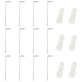 Rozkładany namiot ogrodowy z 6 ściankami; 3,6 x 3,1 m, szary