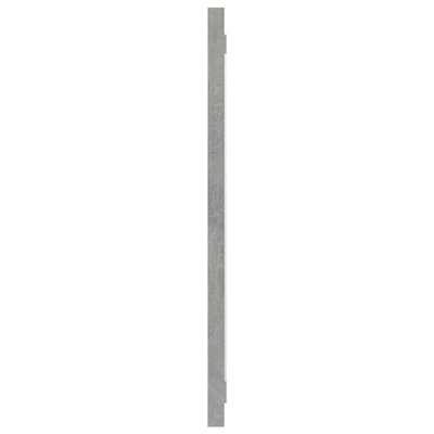 vidaXL Lustro łazienkowe, szarość betonu, 90x1,5x37 cm, płyta wiórowa