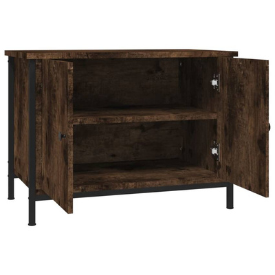vidaXL Szafka pod TV, przydymiony dąb, 60x35x45 cm