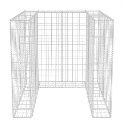 Gabion do osłonięcia kosza na śmieci, 110x100x120 cm