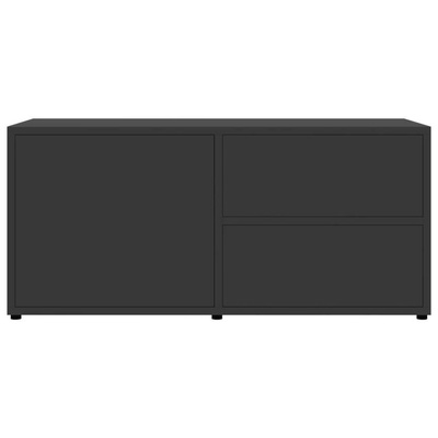 vidaXL Szafka pod TV, szara, 80x34x36 cm, materiał drewnopochodny