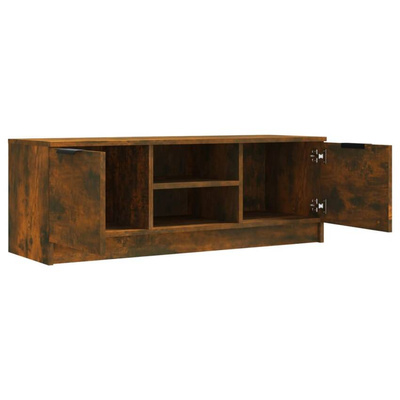 vidaXL Szafka pod TV, przydymiony dąb, 197x35x52 cm model standard