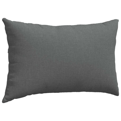 Poduszki na sofę 2 pcs Ciemnoszary 50 x 30 cm tkanina