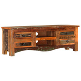 vidaXL Szafka pod TV, 120x30x40 cm, lite drewno odzyskane model standard