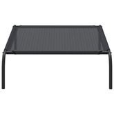 Legowisko dla psa, na podwyższeniu, czarne, L, textilene