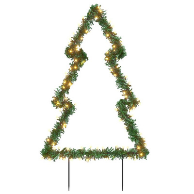 vidaXL Świąteczna choinka na szpikulcach, 115 LED, 90 cm