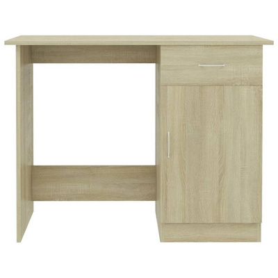 Biurko, dąb sonoma, 100x50x76 cm, materiał drewnopochodny vidaXL