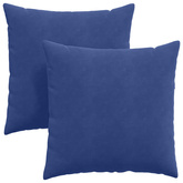 Poduszki na sofę 2 pcs Niebieski policyjny 60 x 60 cm
