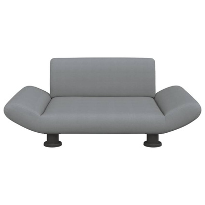 vidaXL Legowisko dla psa, jasnoszare, 70x45x28 cm, obite tkaniną