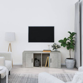 vidaXL Szafka pod TV, szarość betonu, 100x35x40 cm model standard