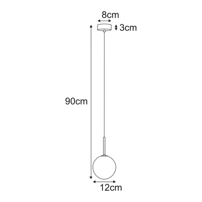 Lampa wisząca K-5680 z serii AURA