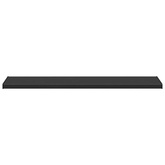 Parapet okienny Czarny z rysunkiem drewna 120 x 40 x 4,5 cm PVC