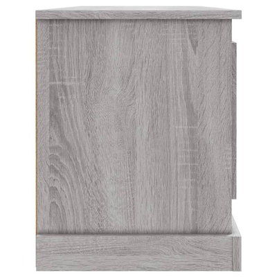 vidaXL Szafka pod TV, szary dąb sonoma, 100x35,5x45 cm