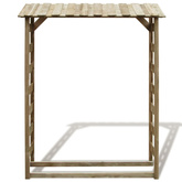 Budka na drewno opałowe, sosna impregnowana, 150 x 44 x 176 cm