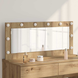 Lustro toaletowe Dąb rzemieślniczy 100 x 45 x 18 cm Prostokątny