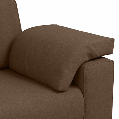 Sofa dwuosobowa Brązowy 180 cm tkanina