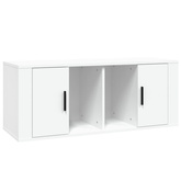 vidaXL Szafka pod TV, biała, 100x35x40 cm, materiał drewnopochodny wariant 5