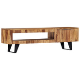 vidaXL Szafka pod TV, 140x30x40 cm, lite drewno sheesham