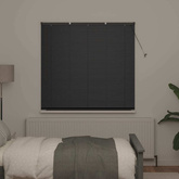 Żaluzje weneckie Czarny 175 x 140 cm Aluminium