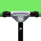 vidaXL Składany leżak, stal, zielony