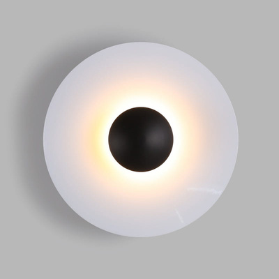 Kinkiet Nowoczesny Biały okrągły 45cm 12W Abruzzo Orzo