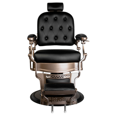 Gabbiano fotel barberski Old Ernesto czarny 125379