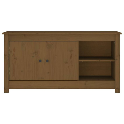 vidaXL Szafka pod TV, miodowy brąz, 103x36,5x52 cm, drewno sosnowe