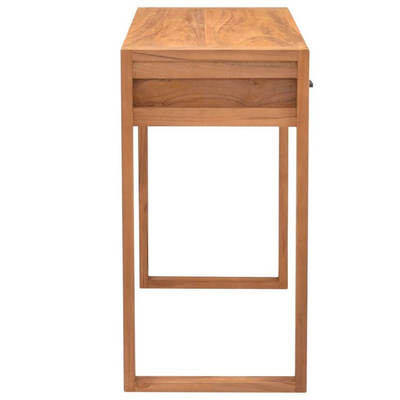 vidaXL Biurko z 2 szufladami, 100x40x75 cm, drewno tekowe model standard