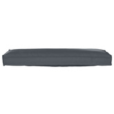 Poduszka Antracyt 120 x 40 x 8 cm Materiał Oxford