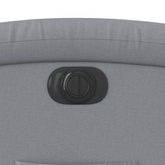 vidaXL Podnoszony fotel masujący, elektryczny, rozkładany, jasnoszary wariant 6