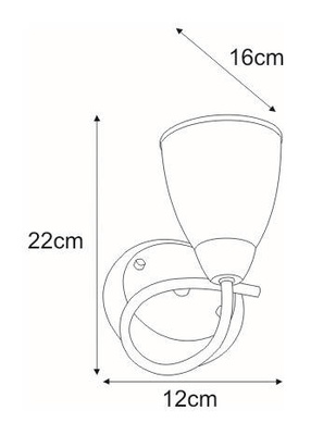 Kinkiet K-JSL-6059/1W AB z serii PLATO