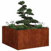 Doniczka Rusty 80x80x40 cm Stal nierdzewna