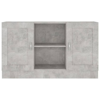 vidaXL Szafka, szarość betonu, 120x30,5x70 cm, materiał drewnopochodny