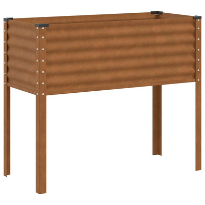 Donica ogrodowa 100x45x90 cm Stal nierdzewna