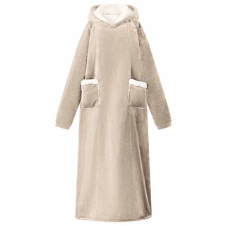 Bluza-koc Beżowy M Fleece i Flanela