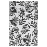 vidaXL Dywan zewnętrzny, czarny, 140 x 200 cm, PP