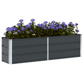 Donica Antracyt 160 x 40 x 45 cm Stal