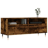 Szafka pod TV, przydymiony dąb, 100x34,5x44,5 cm vidaXL