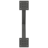 Nogi do stołu jadalnego w kształcie litery X 2 szt. Antracyt 50x(72-73) cm Stal