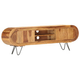 vidaXL Szafka pod TV, 140x30x45 cm, lite drewno sheesham