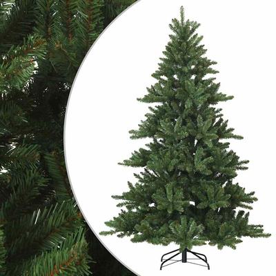 Sztuczna choinka z zawiasami Zielony 240 cm PVC, stal