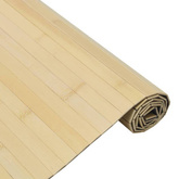 Dywan prostokątny, jasny naturalny, 100x300 cm, bambusowy vidaXL