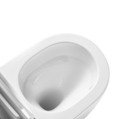 Miska wc podwieszana, qfs, korfu okrągła, z deską wolnoopadającą CE-95-001-L Invena
