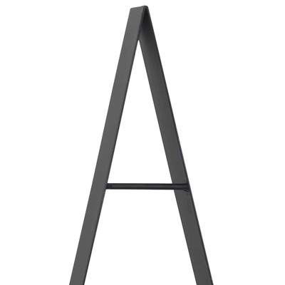 Metalowa choinka świąteczna z podstawą Czarny 180 cm Stal