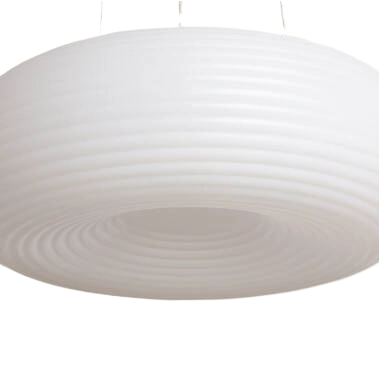 Lampa Wisząca Okrągła 48W ?50cm Nowoczesna Biała Abruzzo Bellissima