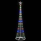 Choinka świąteczna LED z podstawą Wielokolorowe 250 cm Metal