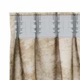 Zasłony z weluru z zasłonami 2 pcs Kremowy 245 x 140 cm Aksamit