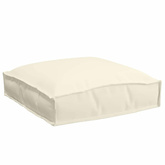 Poduszka 4 pcs Kremowy 40 x 40 x 8 cm Materiał Oxford