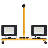Reflektor LED z uchwytem, 2x30 W, ciepłe białe światło