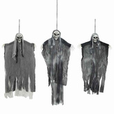 Zawieszany Duch Halloween 3 pcs Czarny 66 x 110 cm Poliester